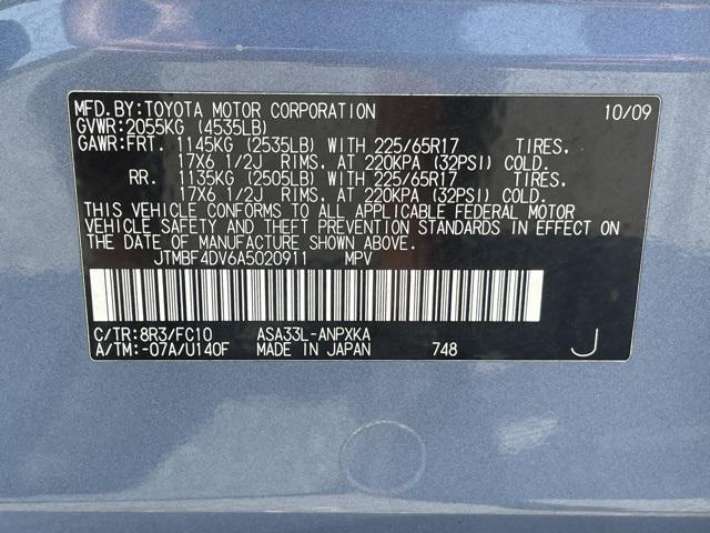 used 2010 Toyota RAV4 car, priced at $9,900