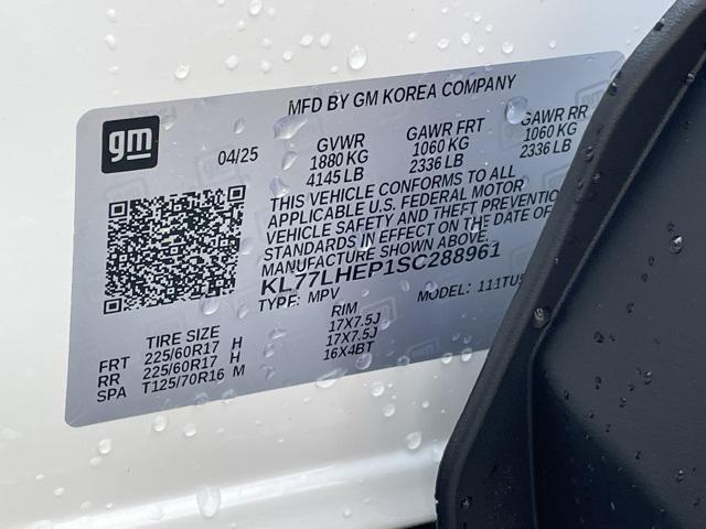 new 2025 Chevrolet Trax car, priced at $26,170