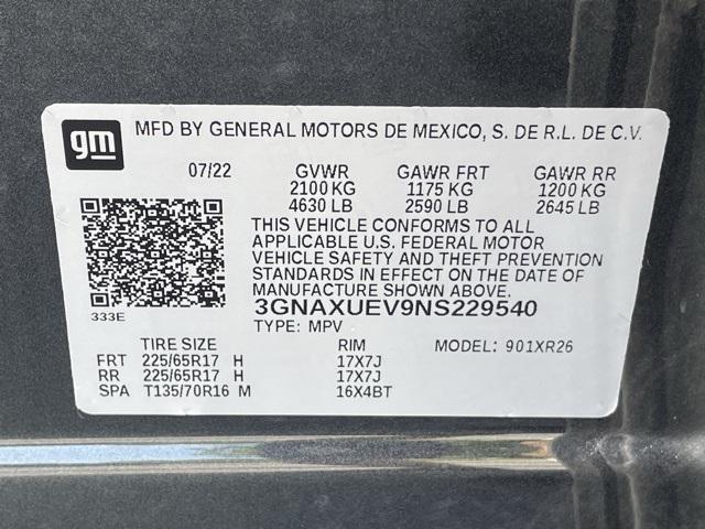 used 2022 Chevrolet Equinox car, priced at $23,900