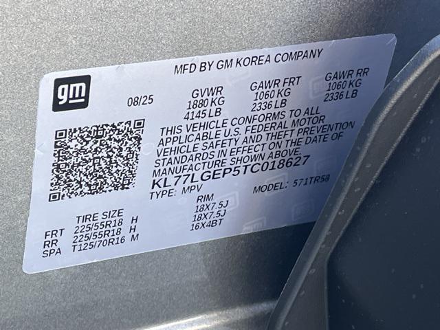 new 2026 Chevrolet Trax car, priced at $25,765