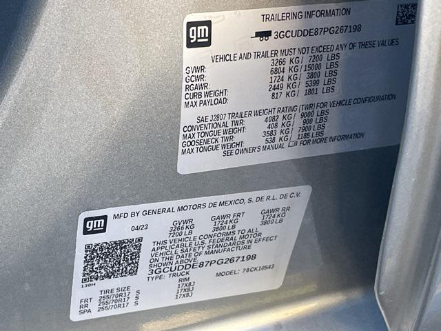 used 2023 Chevrolet Silverado 1500 car, priced at $41,900