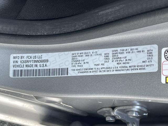 used 2022 Ram 1500 car, priced at $35,900