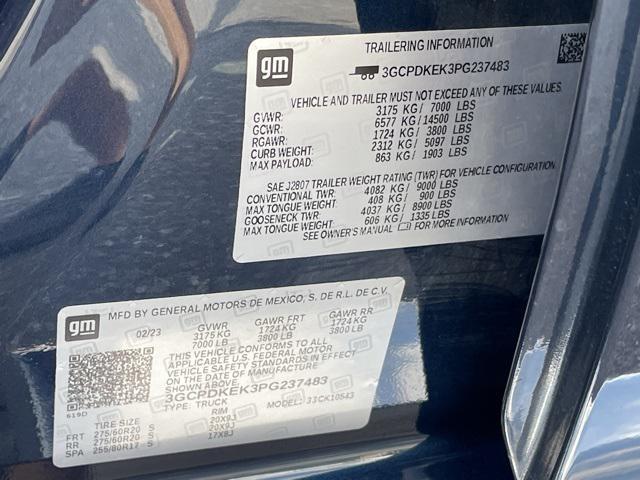 used 2023 Chevrolet Silverado 1500 car, priced at $38,900