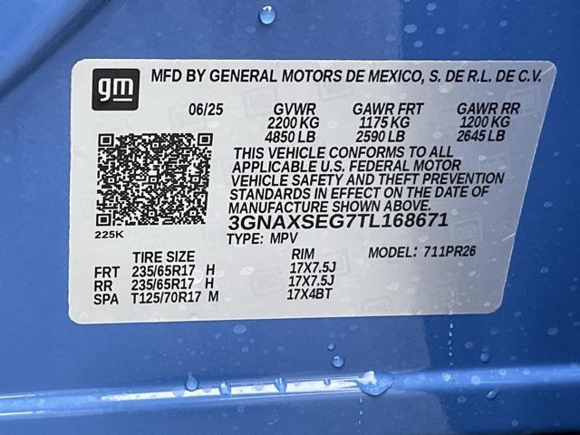 new 2026 Chevrolet Equinox car, priced at $37,115