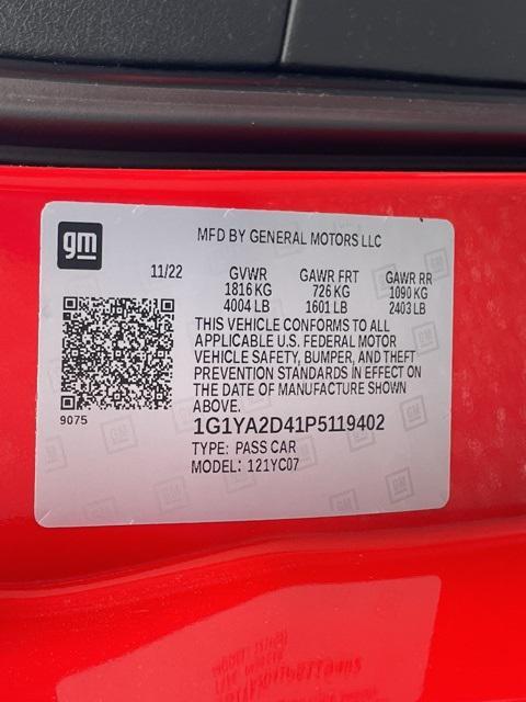 used 2023 Chevrolet Corvette car, priced at $65,900