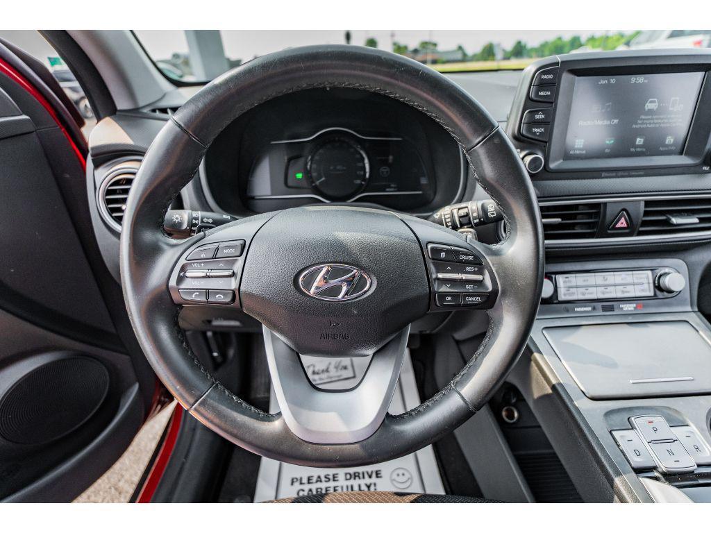 used 2021 Hyundai Kona EV car, priced at $22,990