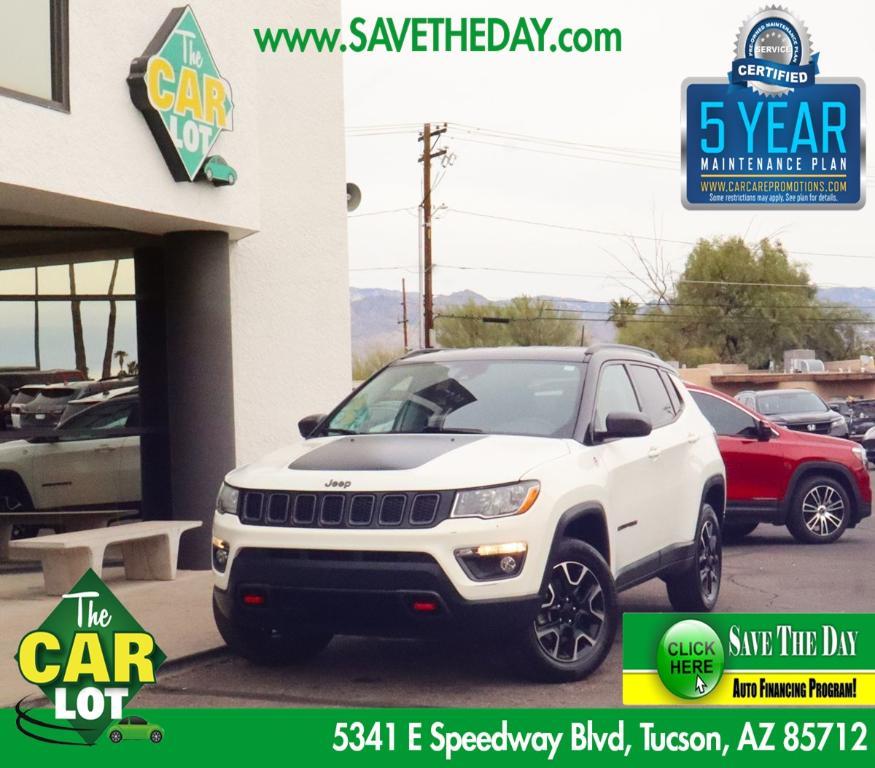 used 2021 Jeep Compass car, priced at $18,995