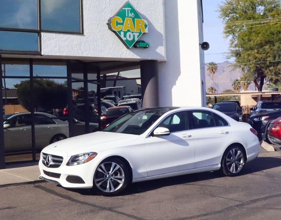 used 2017 Mercedes-Benz C-Class car, priced at $17,995