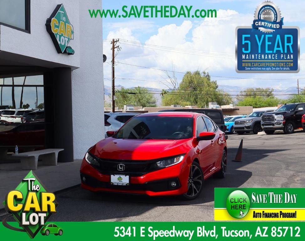used 2020 Honda Civic car, priced at $21,117