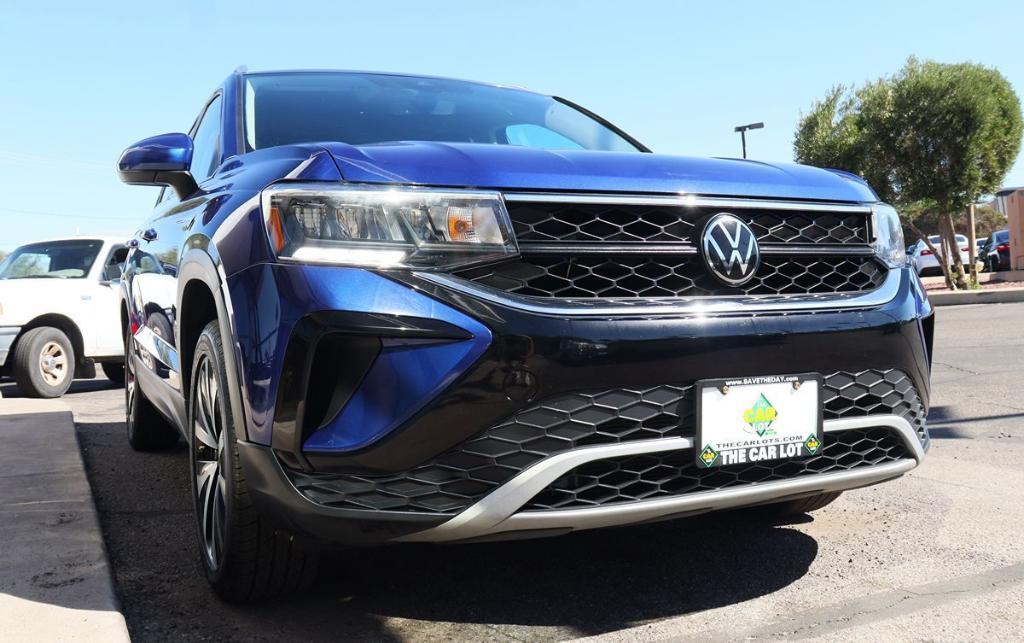 used 2023 Volkswagen Taos car, priced at $16,995