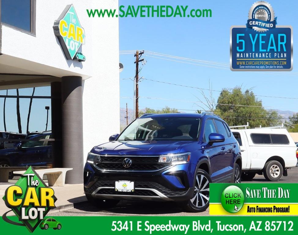 used 2023 Volkswagen Taos car, priced at $16,995