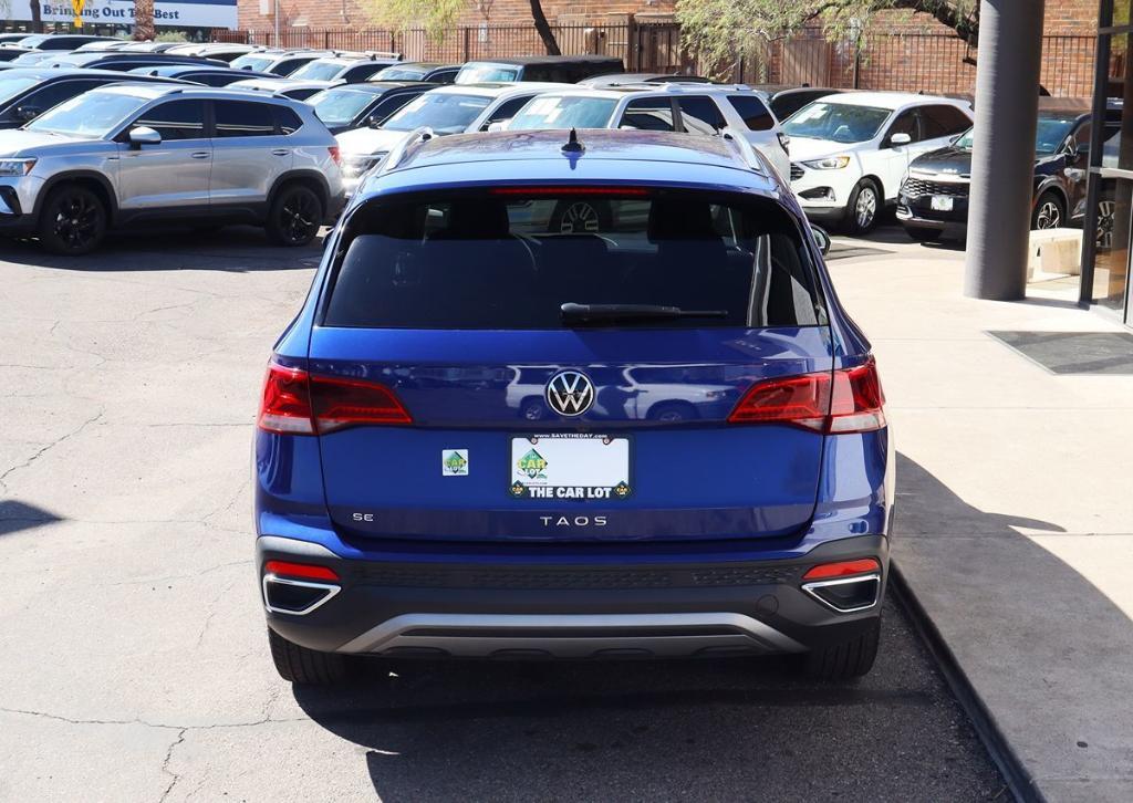used 2023 Volkswagen Taos car, priced at $16,995