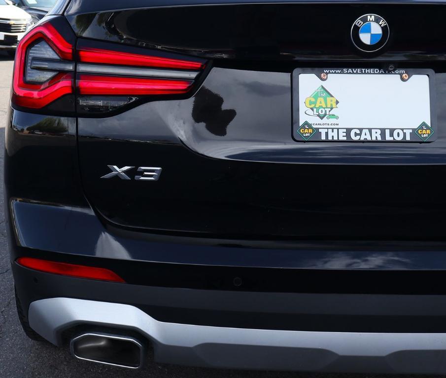 used 2022 BMW X3 car, priced at $27,995