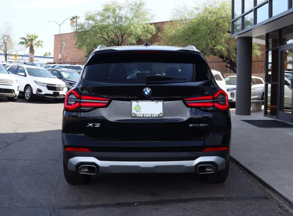used 2022 BMW X3 car, priced at $27,995