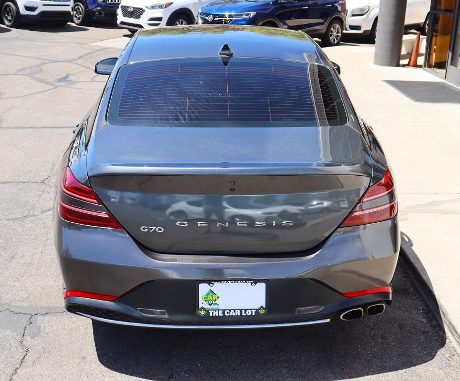 used 2022 Genesis G70 car, priced at $24,995
