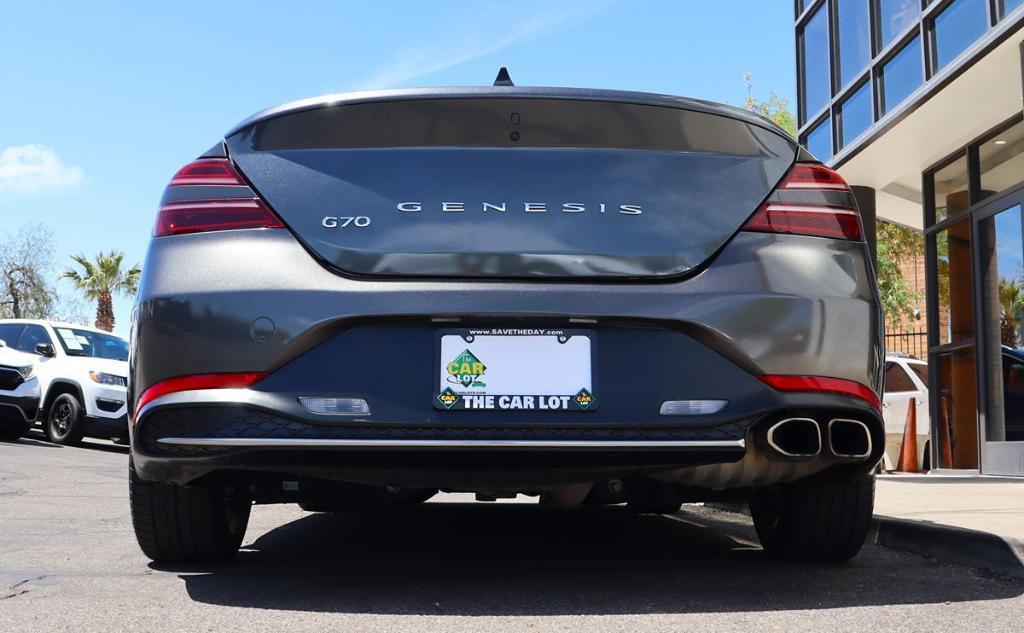 used 2022 Genesis G70 car, priced at $24,995