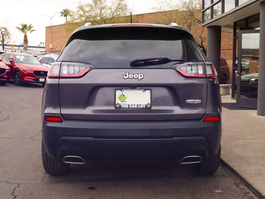 used 2021 Jeep Cherokee car, priced at $20,995