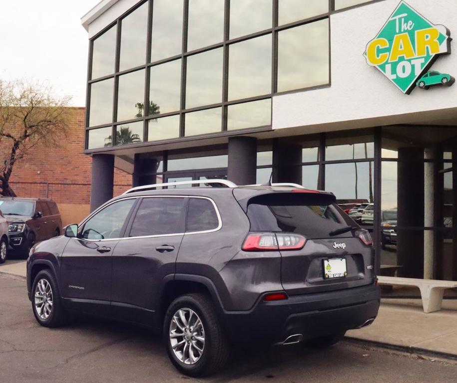 used 2021 Jeep Cherokee car, priced at $20,995