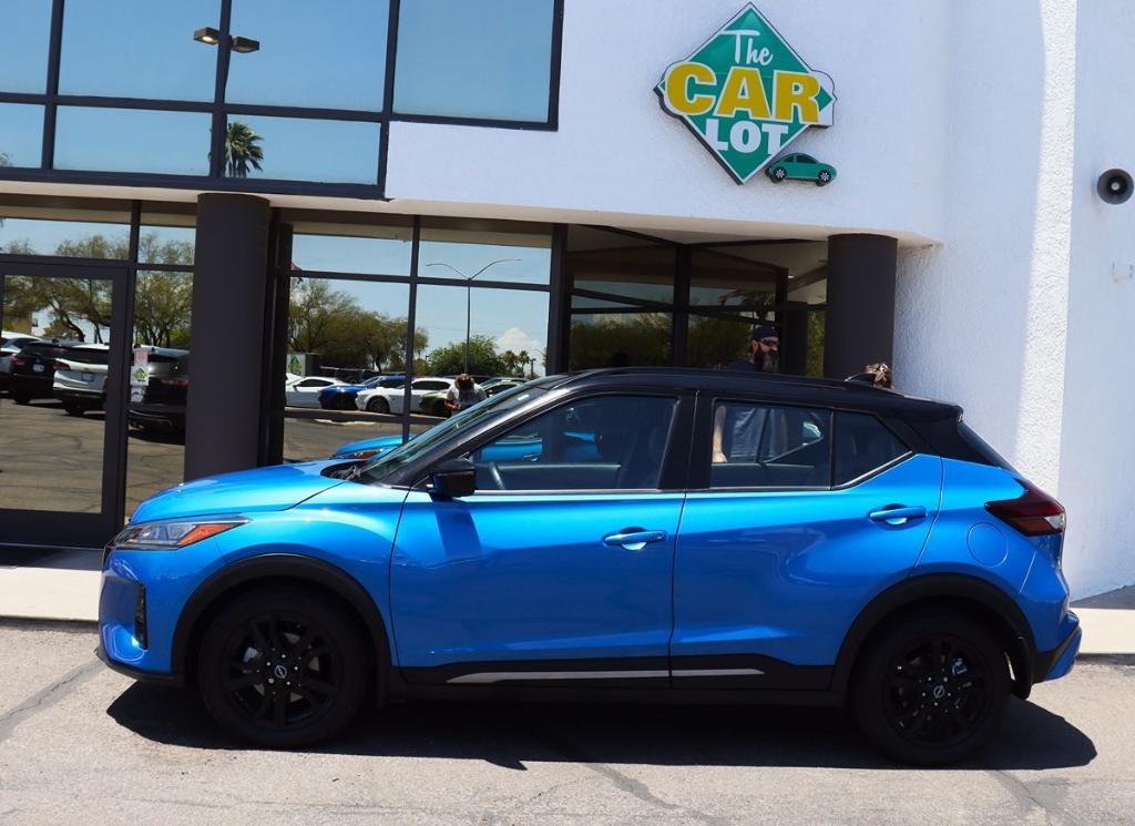 used 2024 Nissan Kicks car, priced at $19,995