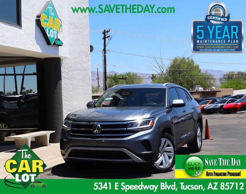 used 2022 Volkswagen Atlas Cross Sport car, priced at $24,995