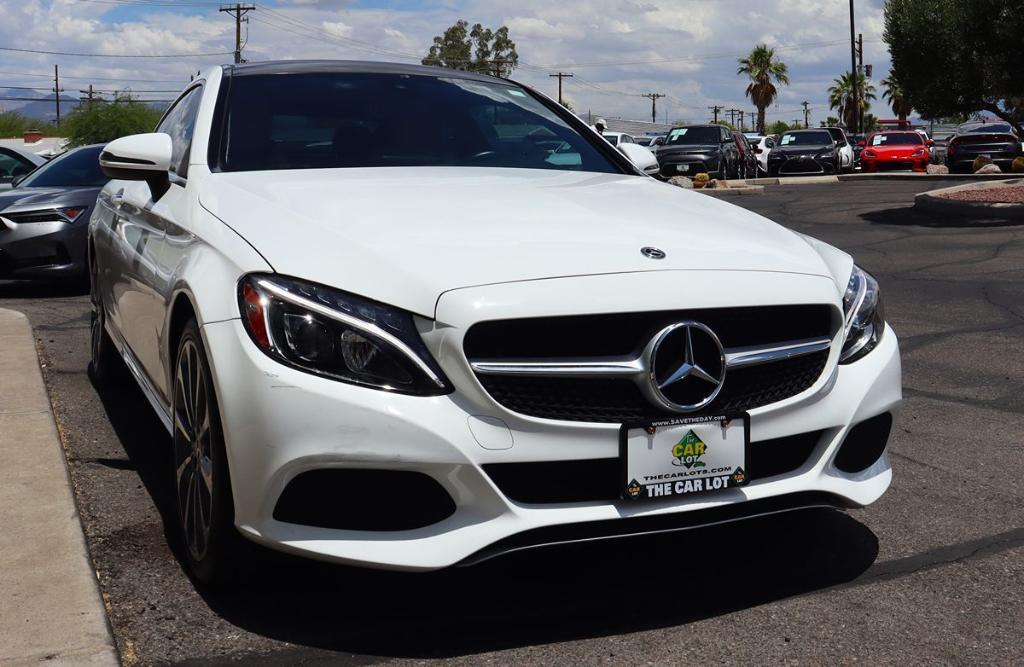 used 2018 Mercedes-Benz C-Class car, priced at $21,658