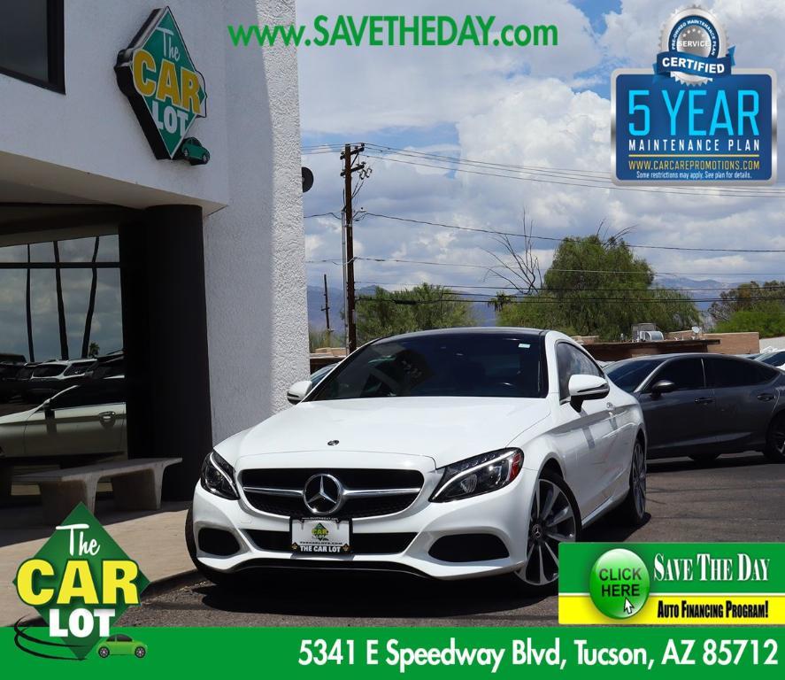 used 2018 Mercedes-Benz C-Class car, priced at $21,658