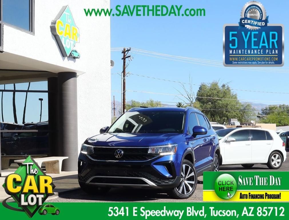 used 2024 Volkswagen Taos car, priced at $19,995