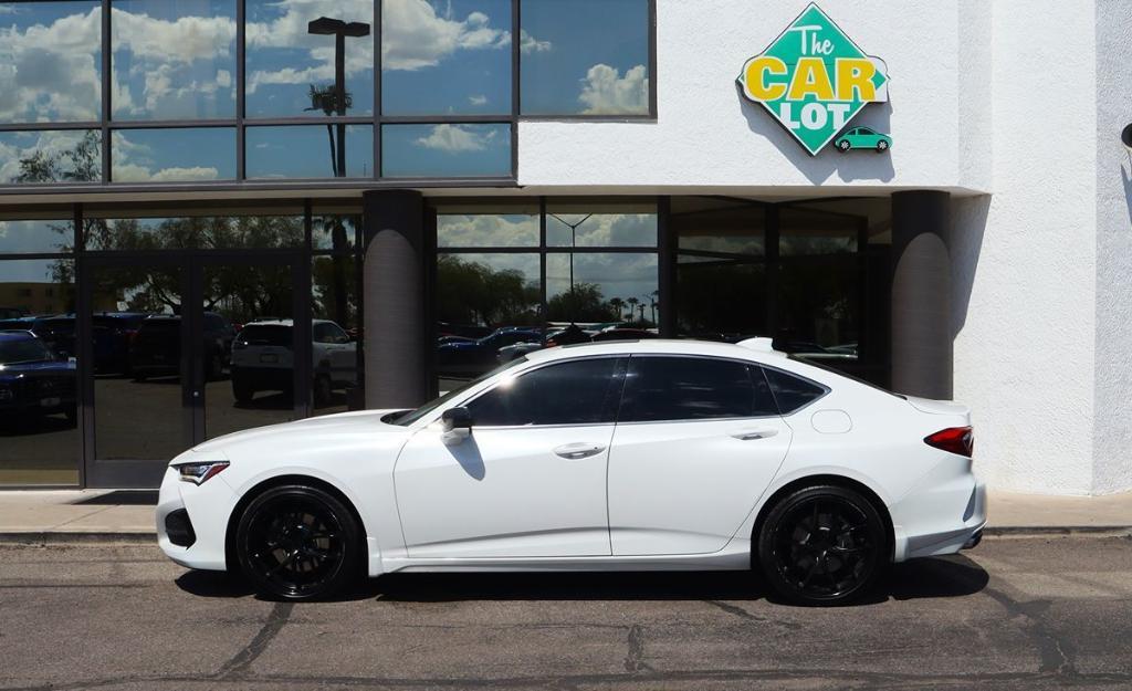 used 2021 Acura TLX car, priced at $25,285