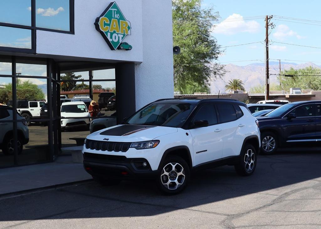 used 2022 Jeep Compass car, priced at $21,995