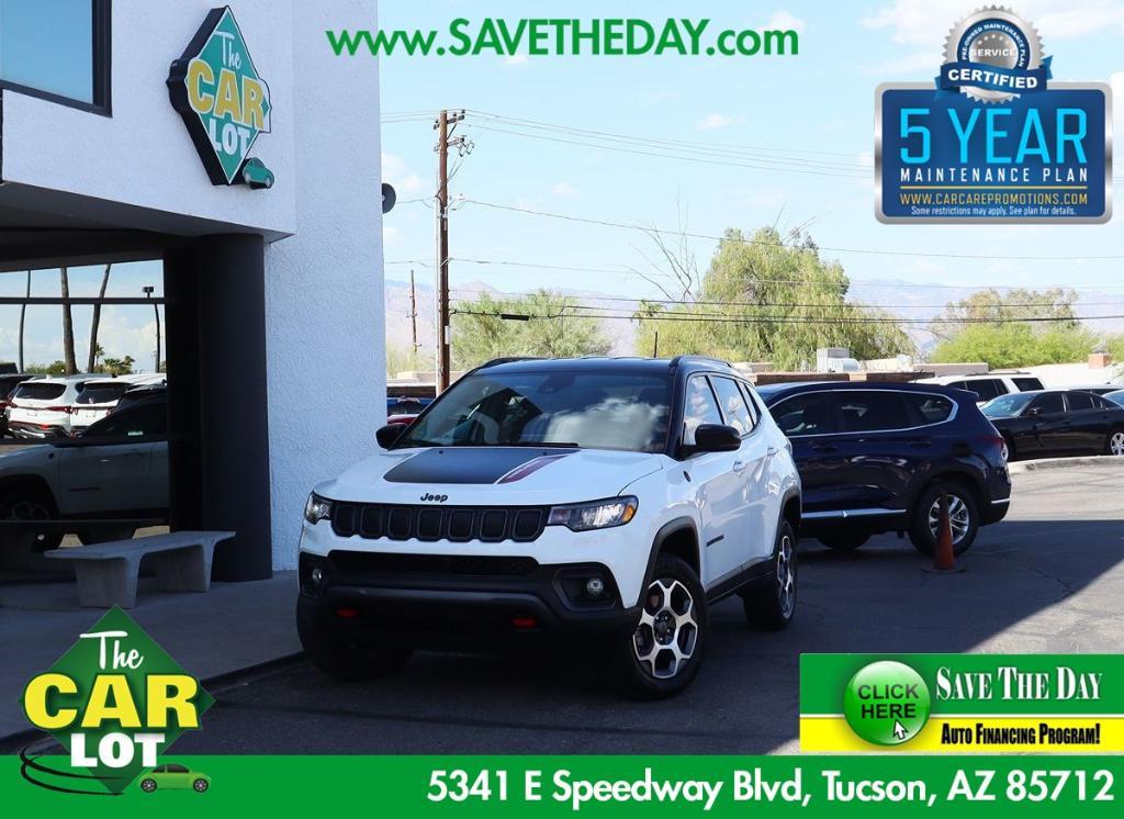 used 2022 Jeep Compass car, priced at $21,995