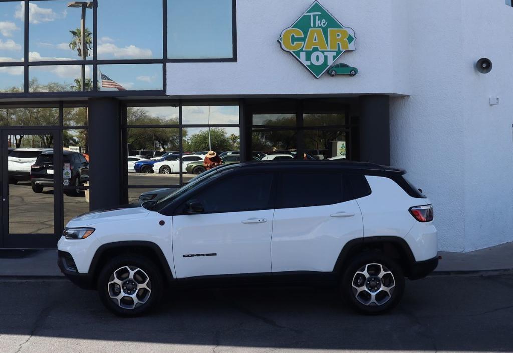 used 2022 Jeep Compass car, priced at $21,995