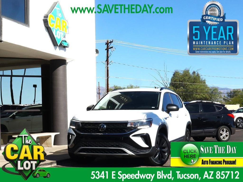 used 2024 Volkswagen Taos car, priced at $18,995