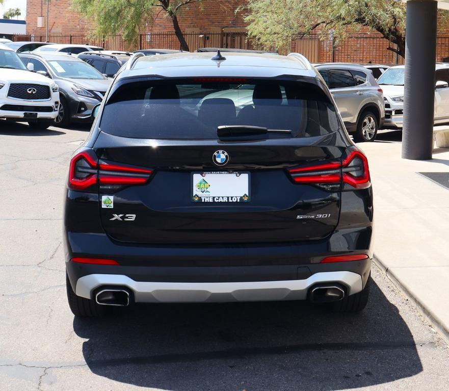 used 2022 BMW X3 car, priced at $27,820