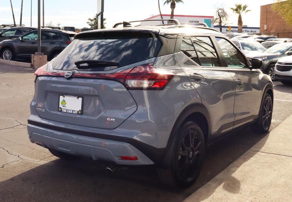 used 2023 Nissan Kicks car, priced at $18,995