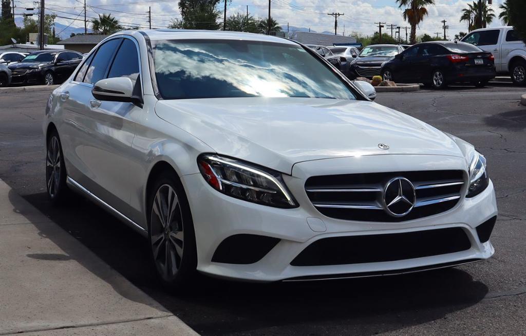 used 2021 Mercedes-Benz C-Class car, priced at $27,995