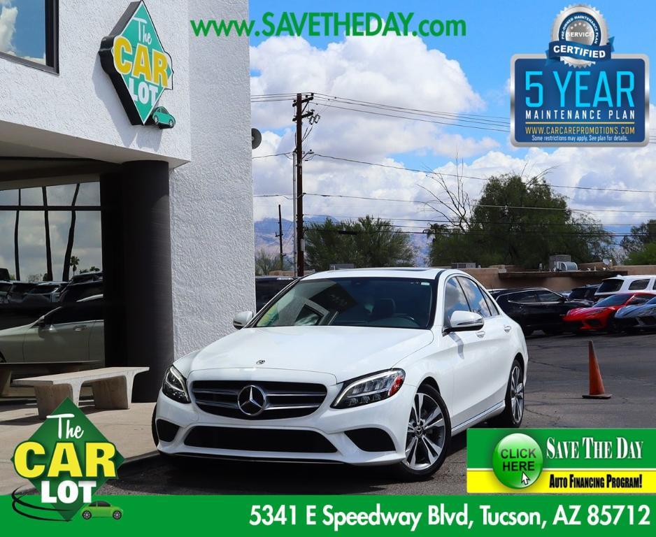 used 2021 Mercedes-Benz C-Class car, priced at $27,995