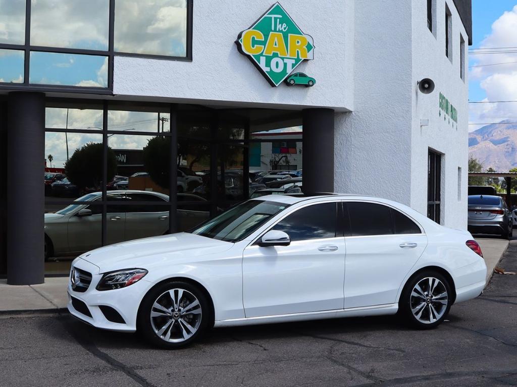 used 2021 Mercedes-Benz C-Class car, priced at $27,995