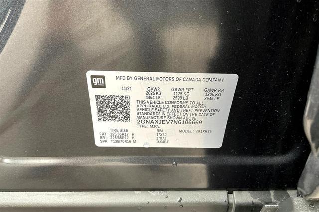 used 2022 Chevrolet Equinox car, priced at $19,399