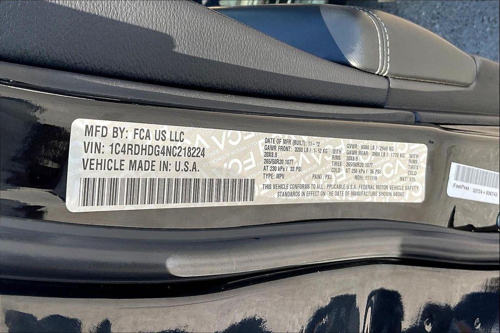 used 2022 Dodge Durango car, priced at $26,101