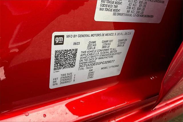 used 2023 GMC Sierra 1500 car, priced at $55,550