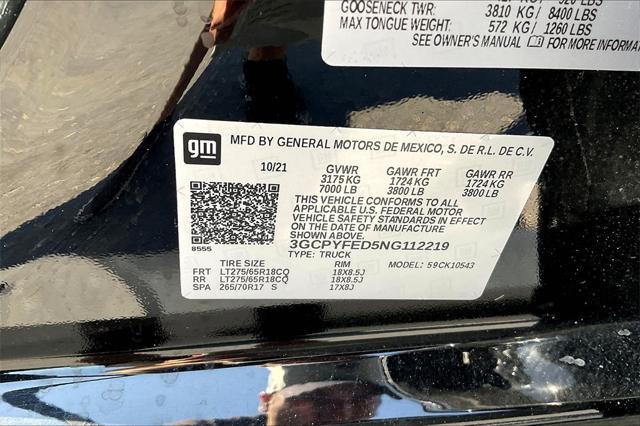 used 2022 Chevrolet Silverado 1500 car, priced at $40,839