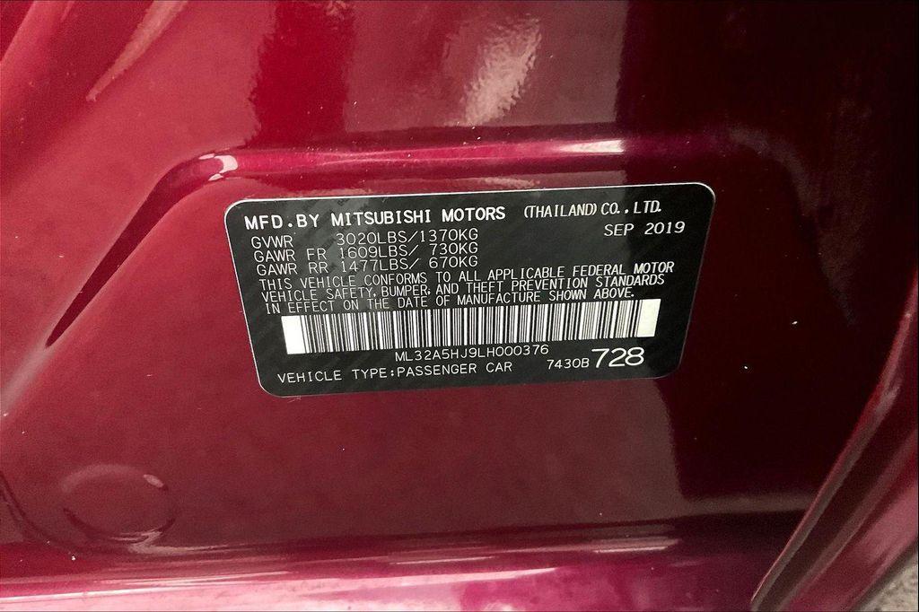 used 2020 Mitsubishi Mirage car, priced at $13,994