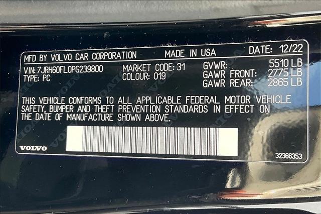 used 2023 Volvo S60 Recharge Plug-In Hybrid car, priced at $29,495