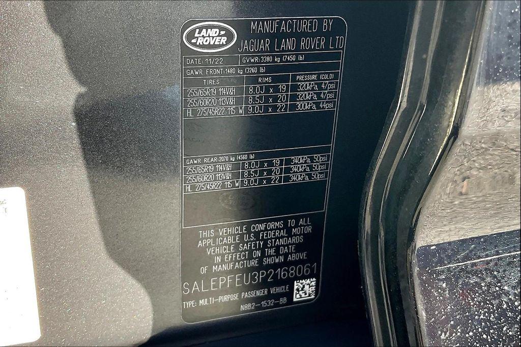 used 2023 Land Rover Defender car, priced at $58,155
