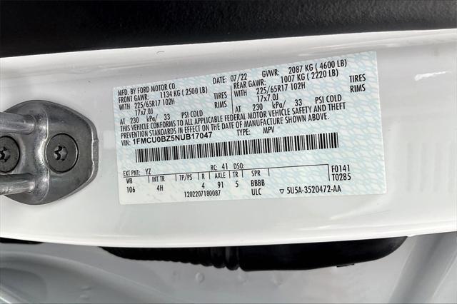 used 2022 Ford Escape car, priced at $22,336