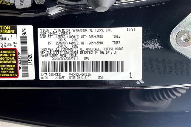 used 2024 Toyota Sequoia car, priced at $83,800