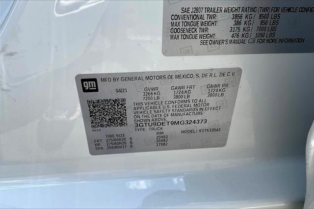 used 2021 GMC Sierra 1500 car, priced at $36,143