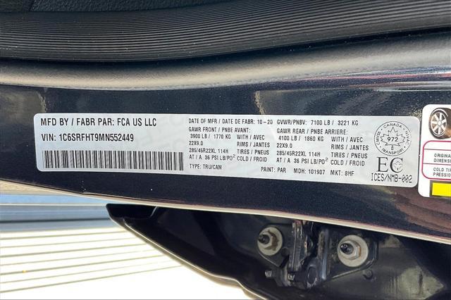 used 2021 Ram 1500 car, priced at $36,252