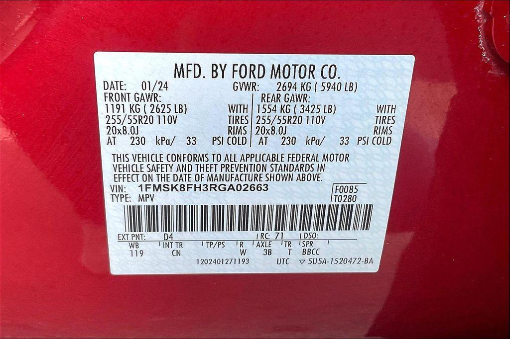 used 2024 Ford Explorer car, priced at $32,082