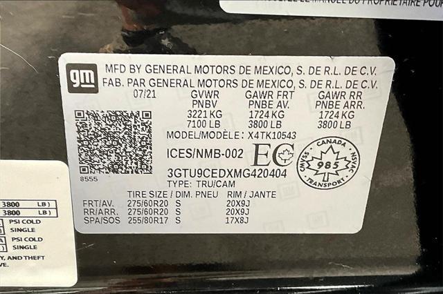 used 2021 GMC Sierra 1500 car, priced at $41,897
